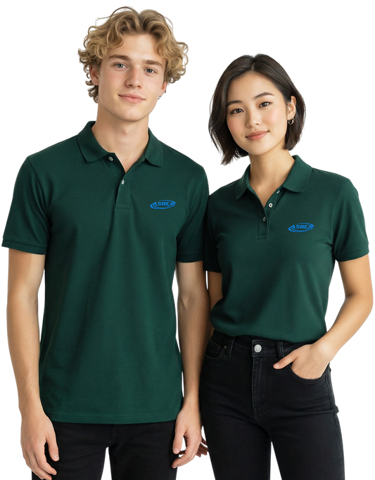 Asher Green Unisex Polo Business - Student