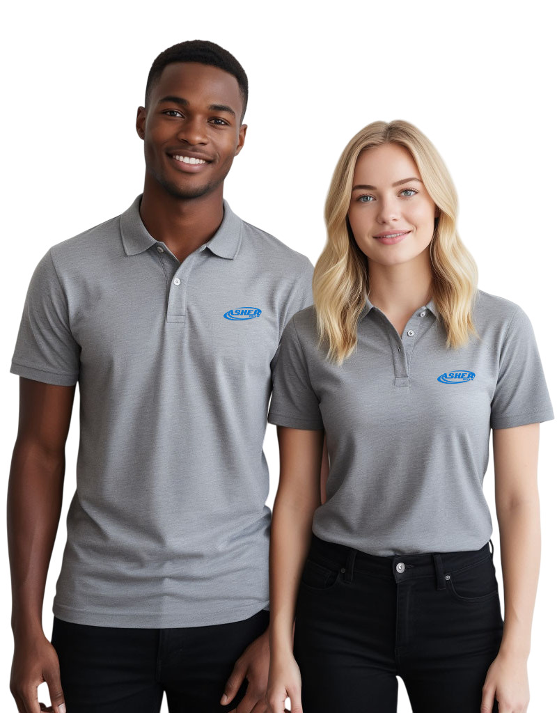 Asher Grey Unisex Polo IT - Student