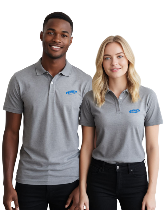 Asher Grey Unisex Polo IT - Student