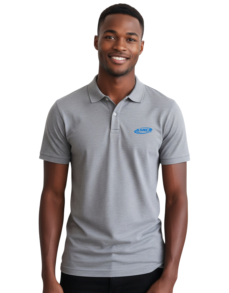Asher Grey Unisex Polo IT - Student