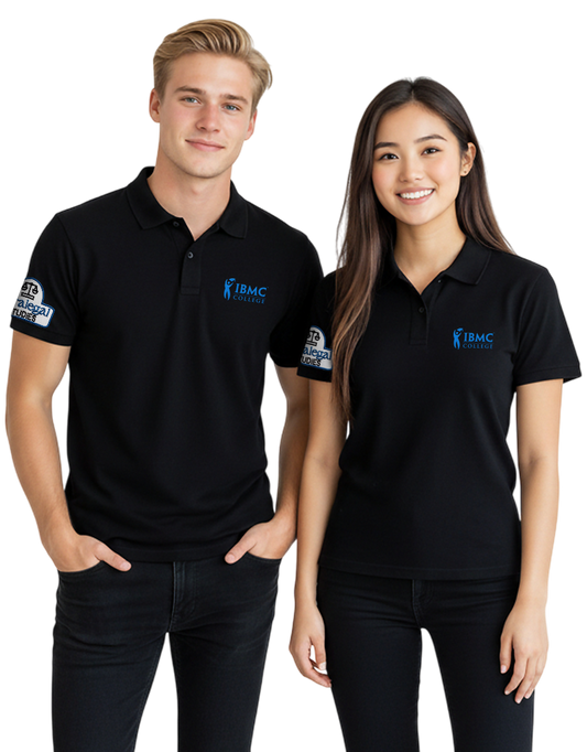 IBMC Black Unisex Polo Paralegal - Student