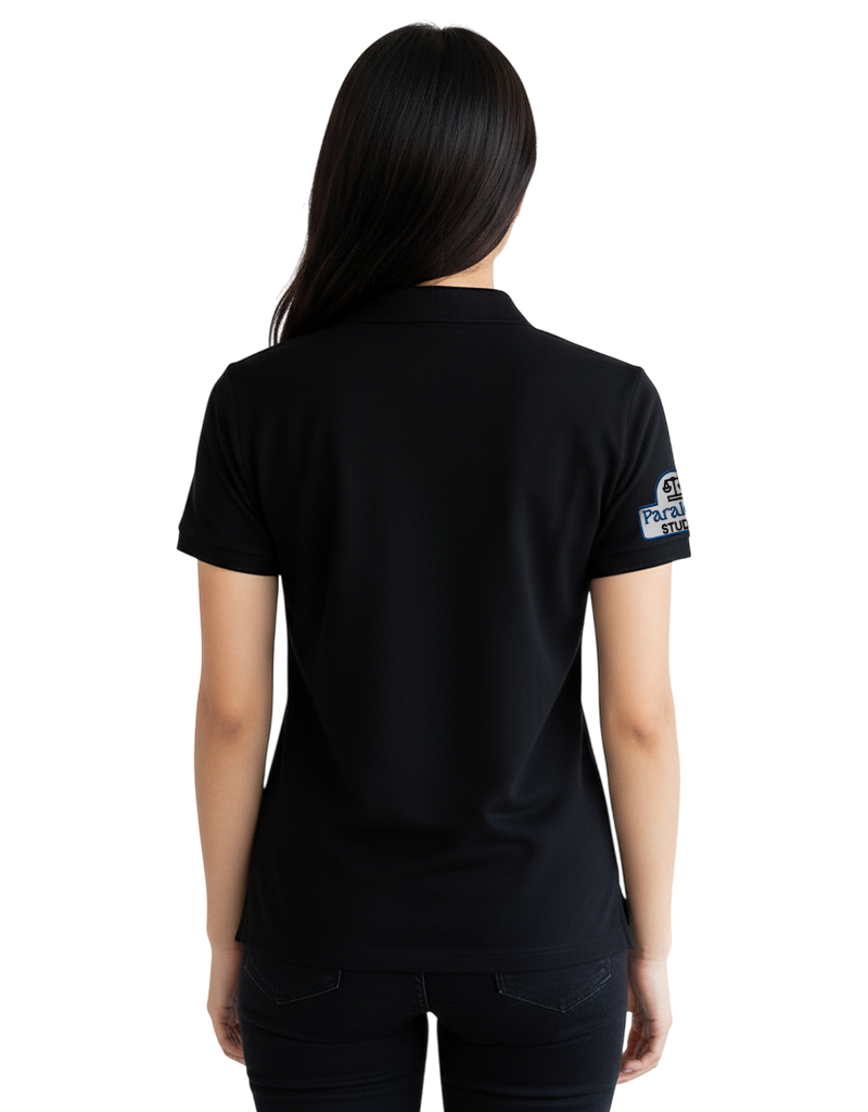 IBMC Black Unisex Polo Paralegal