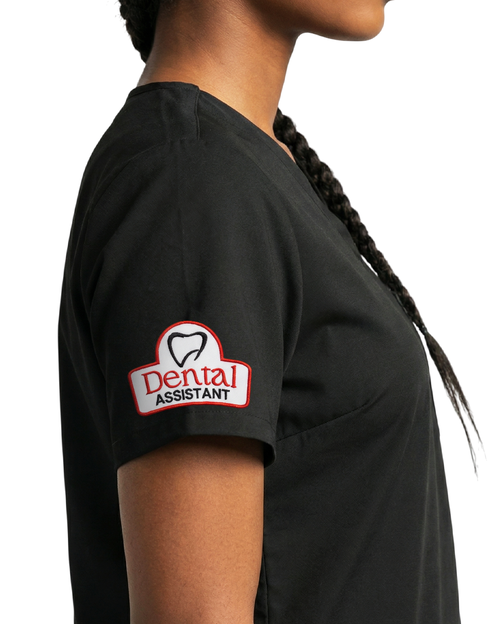 IntelliTec - Black Unisex Scrub Top